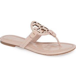 Tory Burch Miller Sandals patent leather EUC